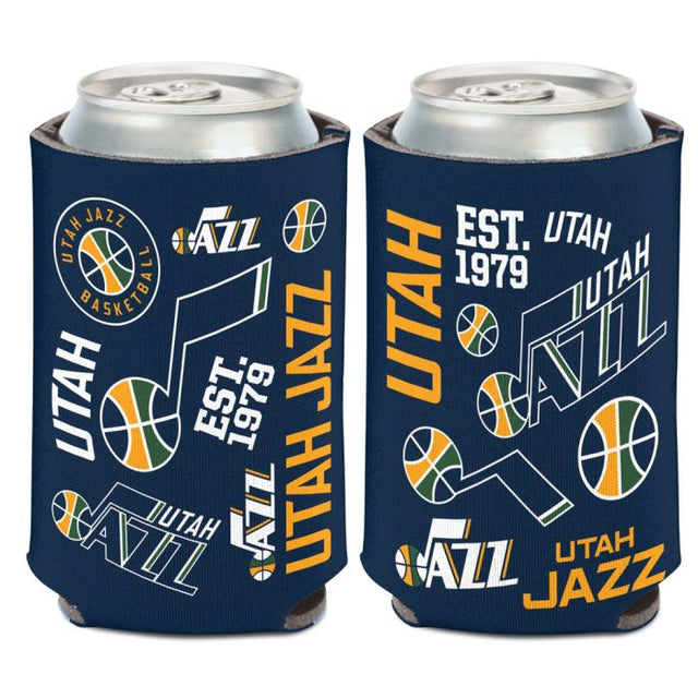 Utah Jazz scatter Can Cooler 12 oz.