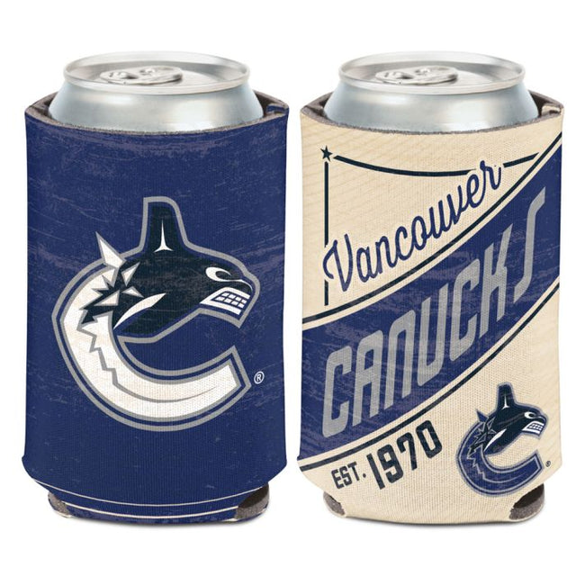 Vancouver Canucks / Enfriador de lata vintage de 12 oz.