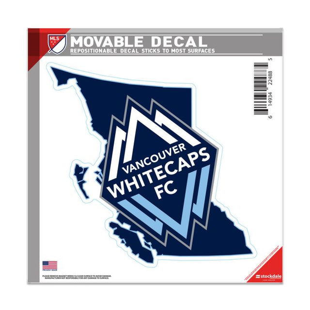 Vancouver Whitecaps FC All Surface Decal 6" x 6"