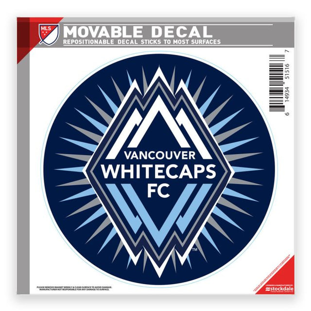 Vancouver Whitecaps FC All Surface Decal 6" x 6"