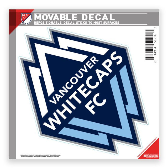 Vancouver Whitecaps FC All Surface Decal 6" x 6"