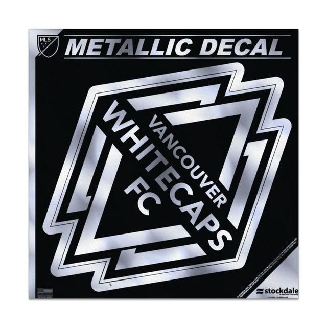 Vancouver Whitecaps FC Decal Metallic 6" x 6"