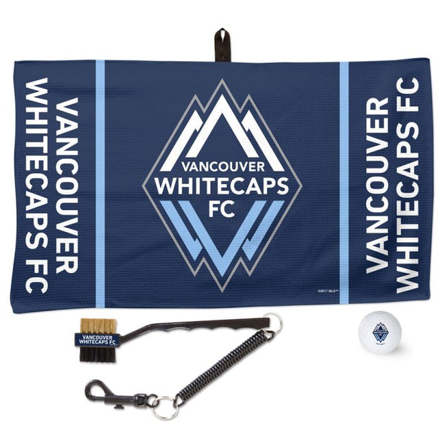 Vancouver Whitecaps FC Logo / Wordmark Golf Waffle Towel Set