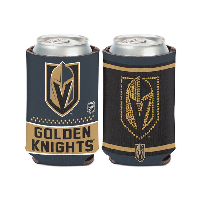 Enfriador de lata Bling Vegas Golden Knights de 12 oz.