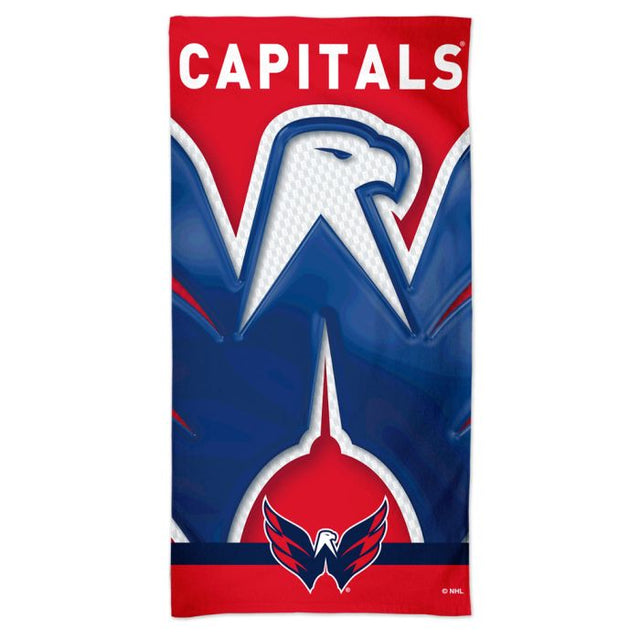 Washington Capitals Spectra Beach Towel 30" x 60"