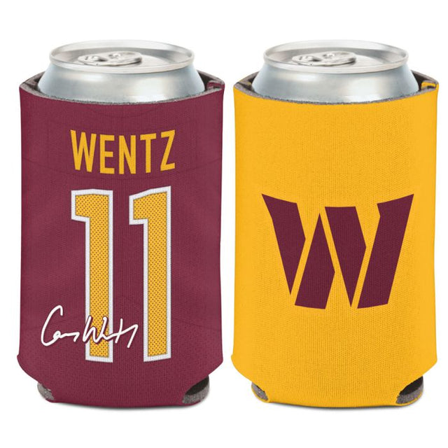 Washington Commanders Can Cooler 12 oz. Carson Wentz