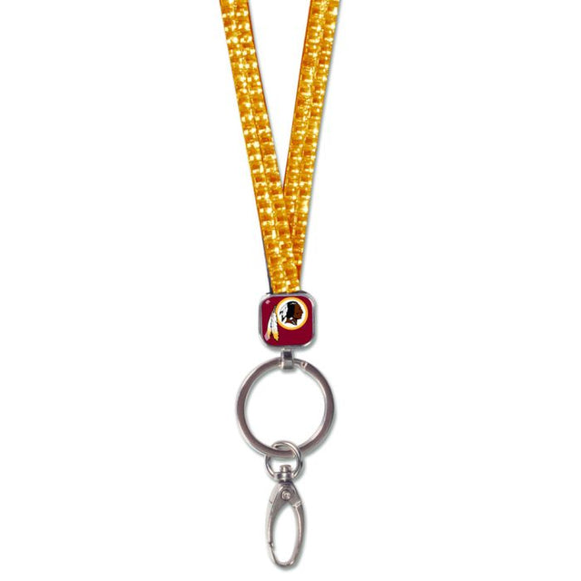 Washington Commanders Gold Lanyards- Crystal Bling