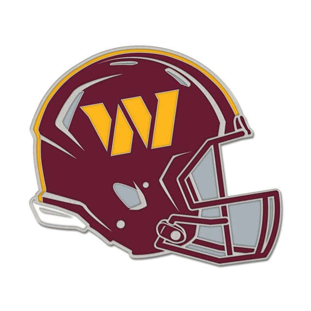 Washington Commanders Helmet Collector Enamel Pin Jewelry Card