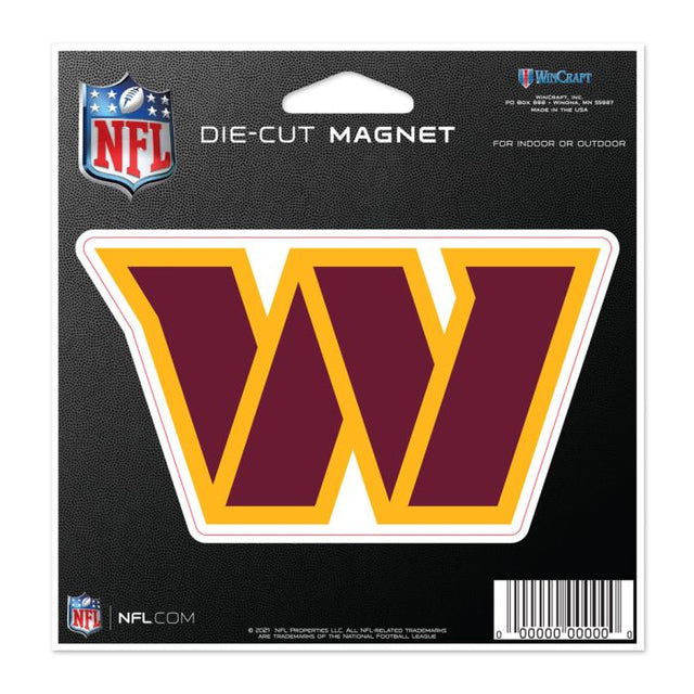 Washington Commanders Primary Logo Die Cut Magnet 4.5" x 6"