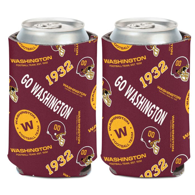 Washington Commanders Scatterprint Can Cooler 12 oz.
