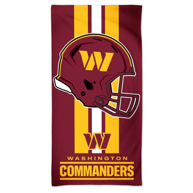 华盛顿指挥官 Spectra 沙滩巾 30 英寸 x 60 英寸