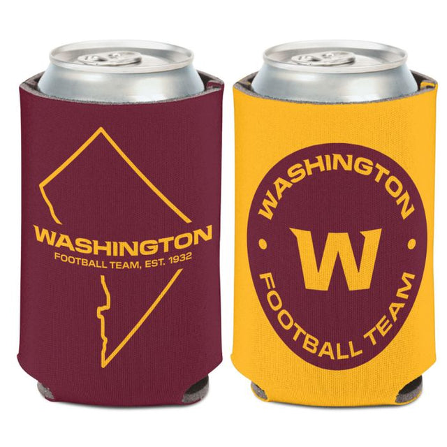 Washington Commanders State Shape Can Cooler 12 oz.