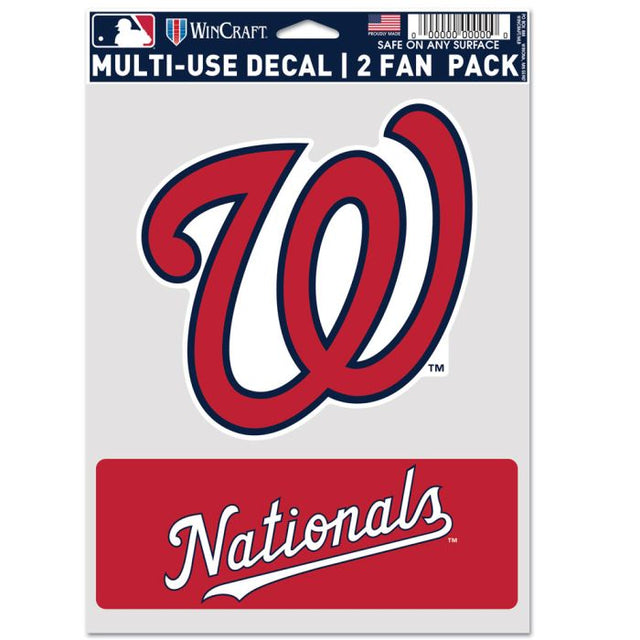 Paquete multiusos para dos aficionados de los Washington Nationals