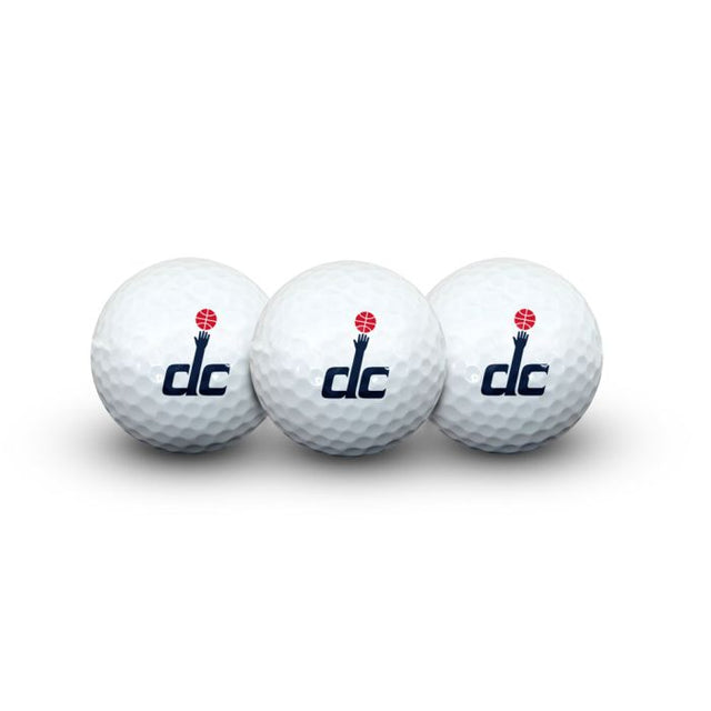 Washington Wizards 3 Golf Balls In Clamshell