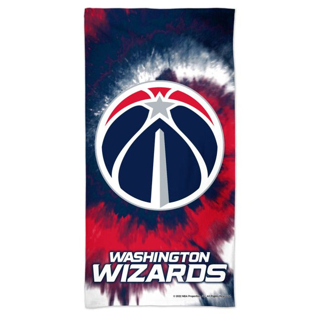 Washington Wizards TDYE Spectra Beach Towel 30" x 60"