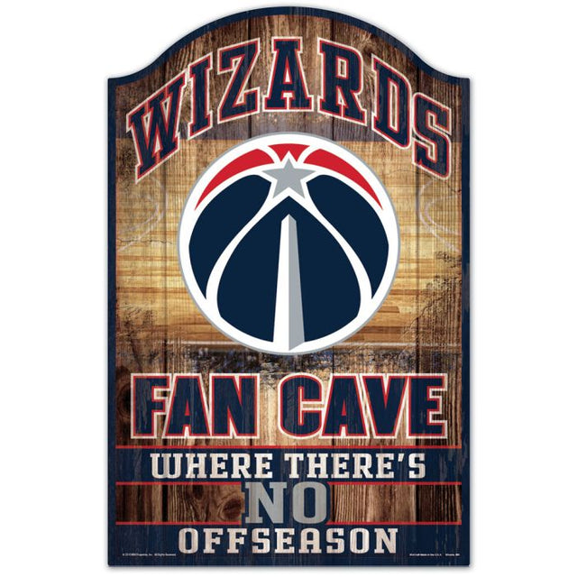 Washington Wizards Wood Sign 11" x 17" 1/4" thick