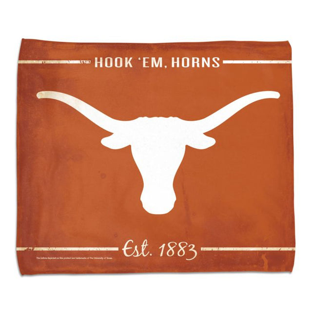 Toalla de rally de los Texas Longhorns (a todo color)
