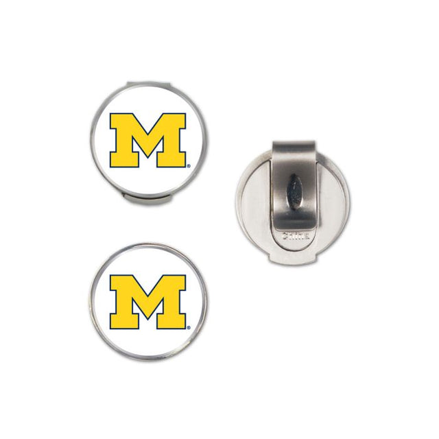 Michigan Wolverines Hat Clip w/2 Markers, clamshell