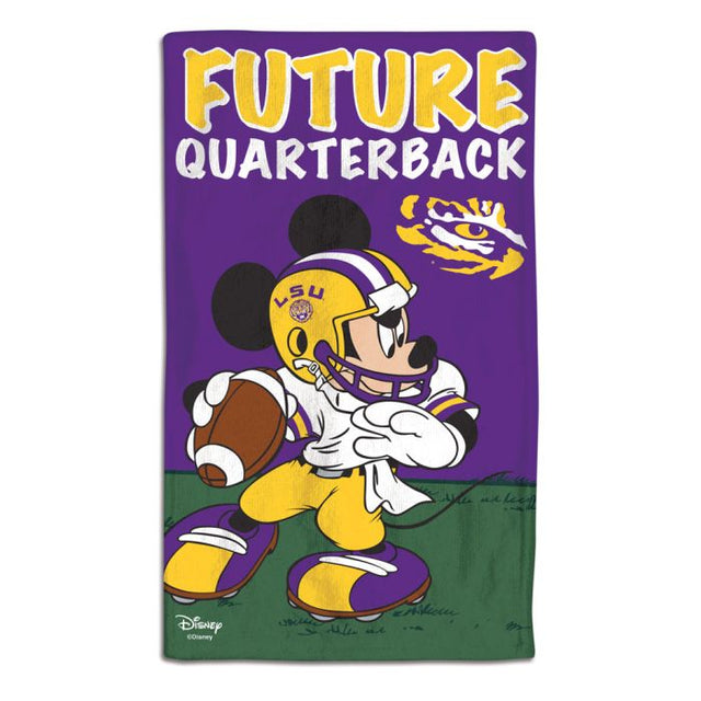 LSU Tigers / Disney MICKEY MOUSE FOOTBALL Burp Cloth 10" x 17"
