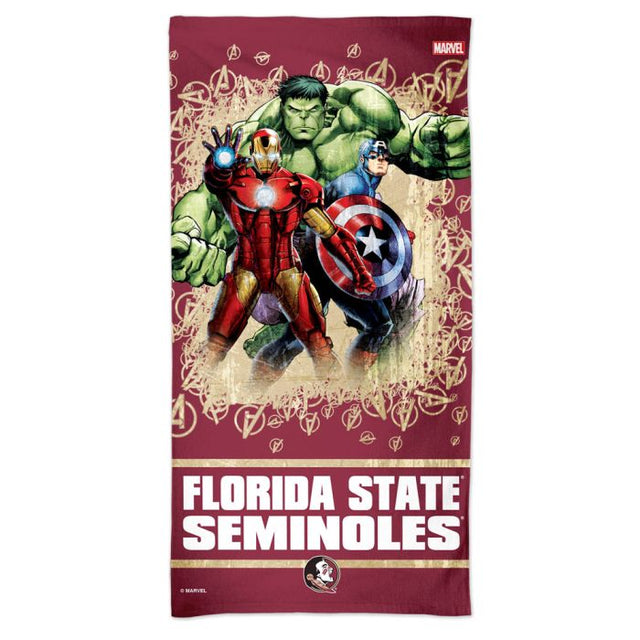 Toalla de playa Spectra de MARVEL 2021 de 30" x 60" de los Florida State Seminoles/Marvel (c)