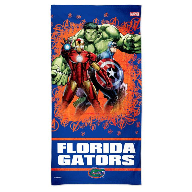 Toalla de playa Spectra de MARVEL de Florida Gators/Marvel (c) 2021, 30" x 60"