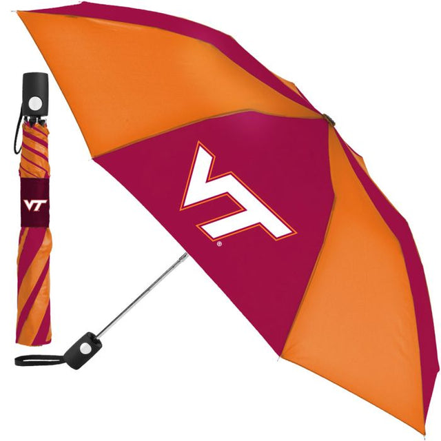Virginia Tech Hokies Auto Folding Umbrella
