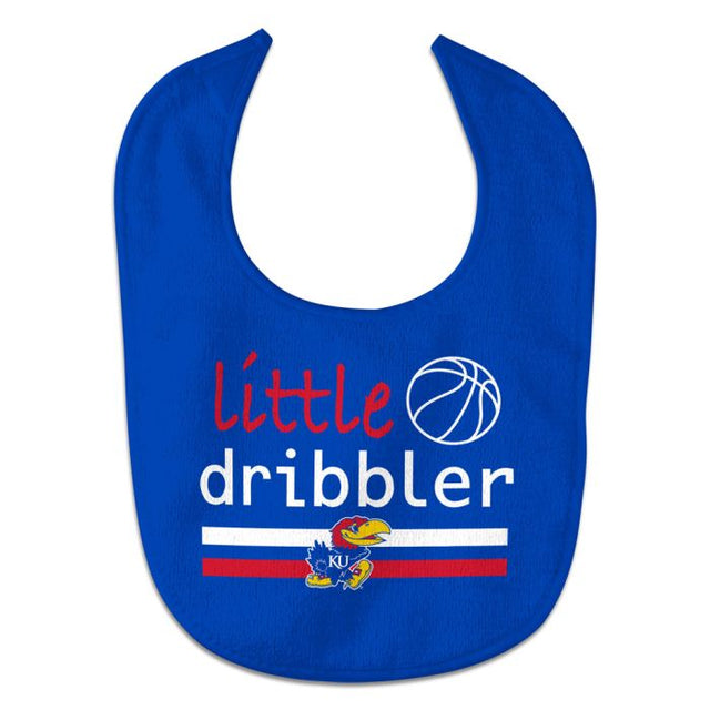 Kansas Jayhawks LITTLE DRIBBLER All Pro Baby Bib