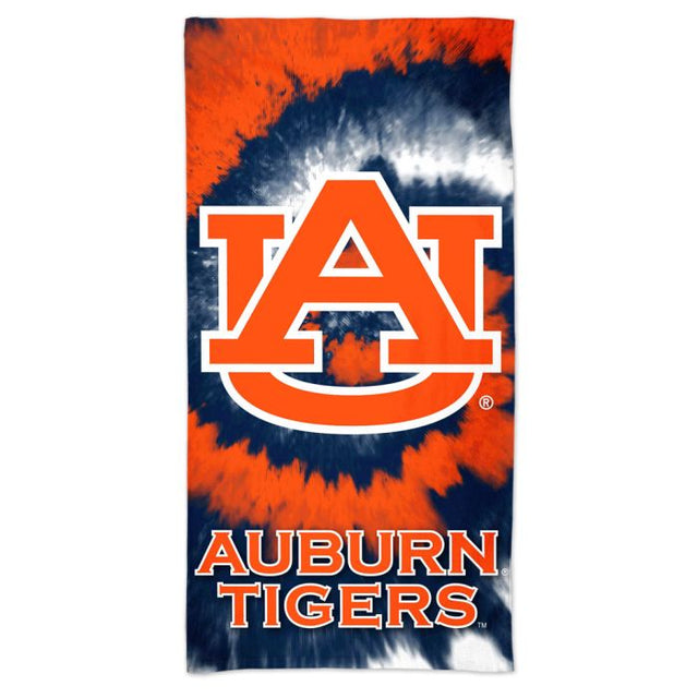 Auburn Tigers Tie Dye Spectra Beach Towel 30" x 60"