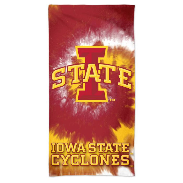 Iowa State Cyclones Tie Dye Spectra Beach Towel 30" x 60"