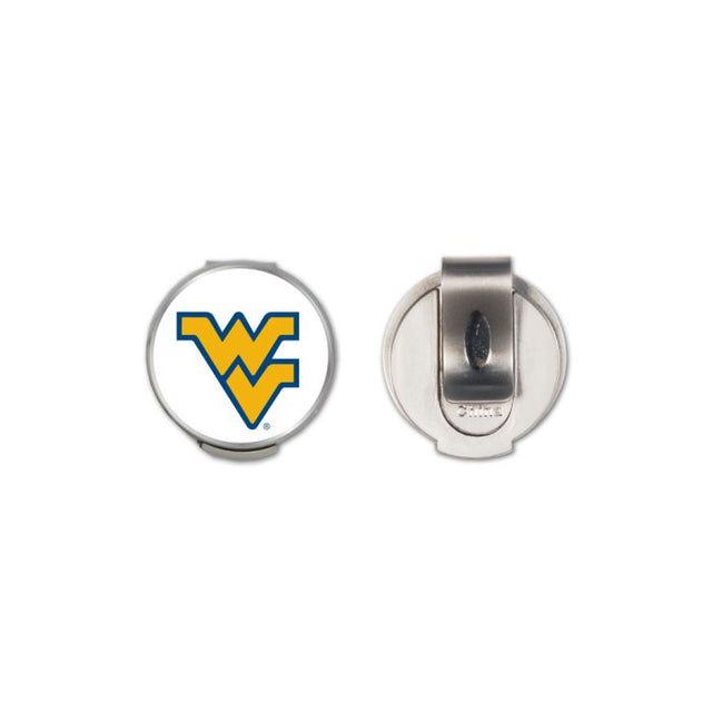 West Virginia Mountaineers Hat Clip w/2 Markers, clamshell