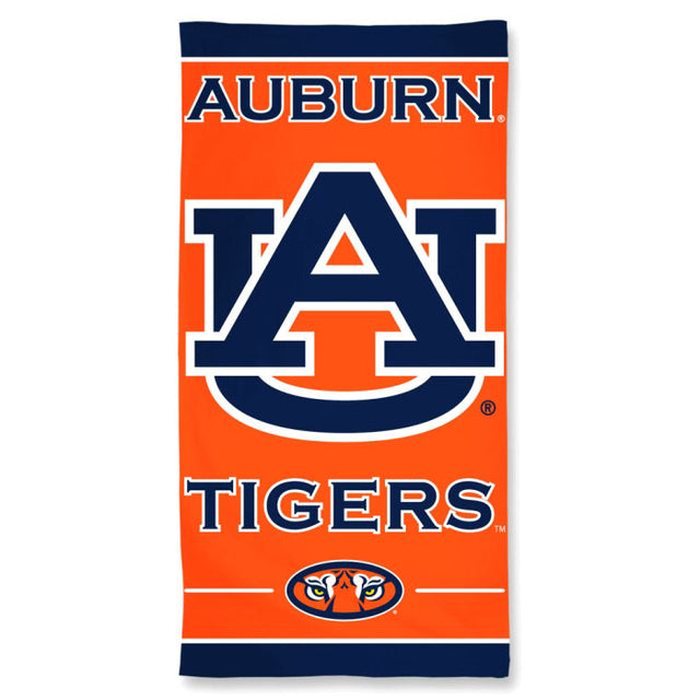 Auburn Tigers Fiber Beach Towel 9lb 30" x 60"