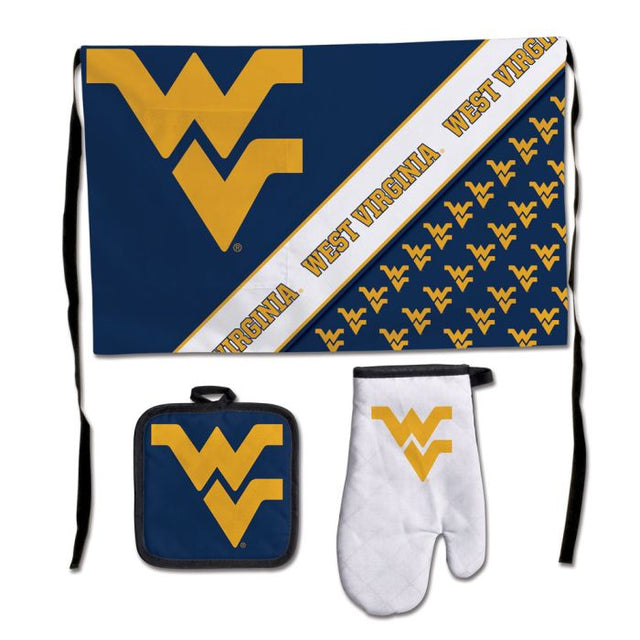 West Virginia Mountaineers Barbeque Tailgate Set-Premium