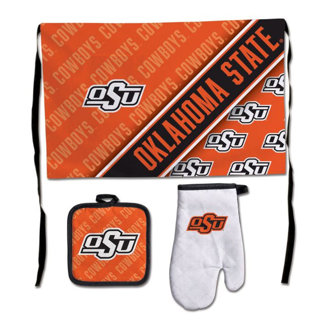 Oklahoma State Cowboys Barbeque Tailgate Set-Premium