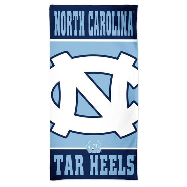 North Carolina Tar Heels VERTICAL Spectra Beach Towel 30" x 60"