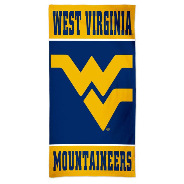 West Virginia Mountaineers VERTICAL Spectra Beach Towel 30" x 60"