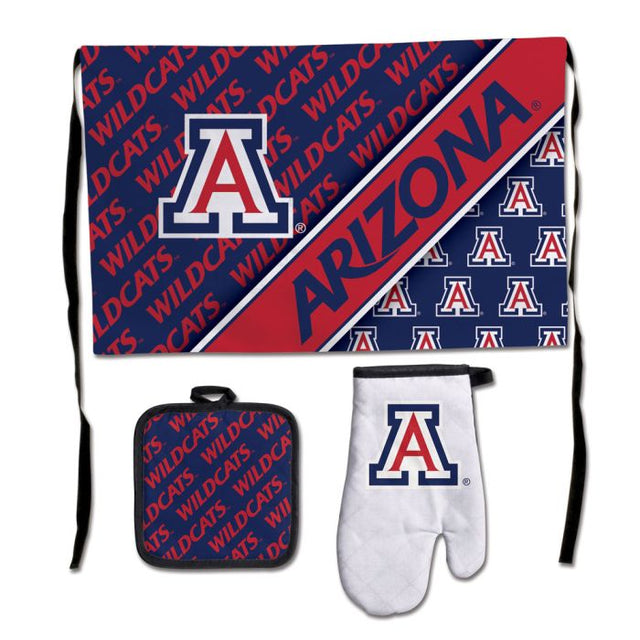 Juego de barbacoa para portón trasero de los Arizona Wildcats, de primera calidad