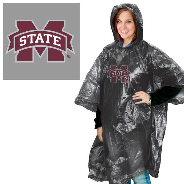 Poncho de lluvia de los Mississippi State Bulldogs
