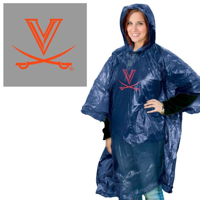 Poncho de lluvia de los Virginia Cavaliers