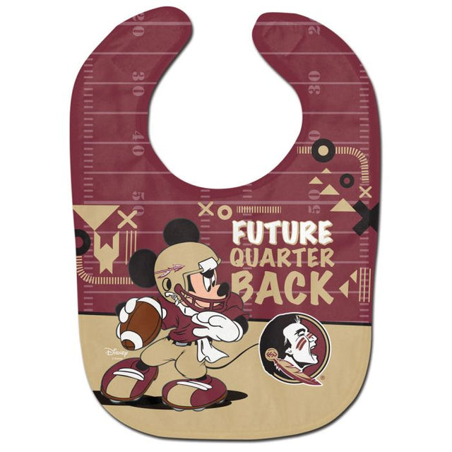 Babero para bebé All Pro de Disney MICKEY MOUSE FOOTBALL de Florida State Seminoles