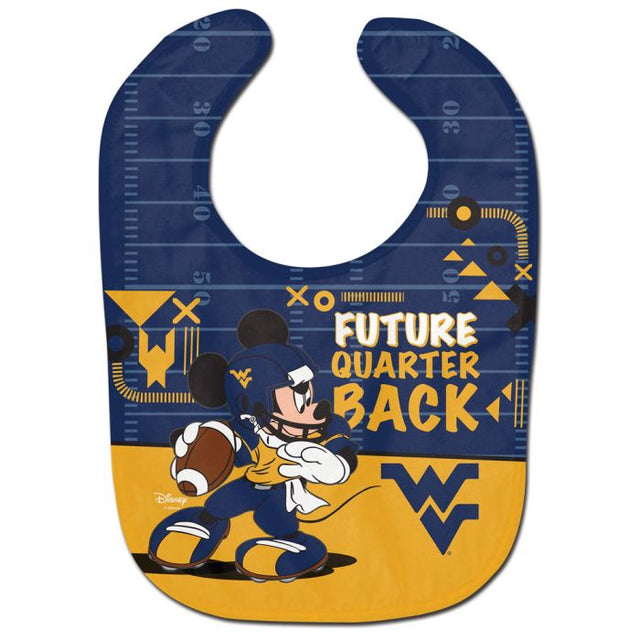 West Virginia Mountaineers / Disney MICKEY MOUSE FOOTBALL All Pro Baby Bib