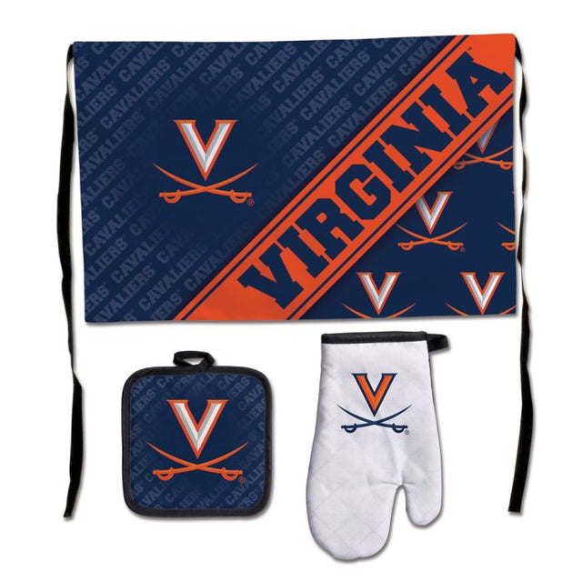 Juego de barbacoa para portón trasero de los Virginia Cavaliers, de primera calidad