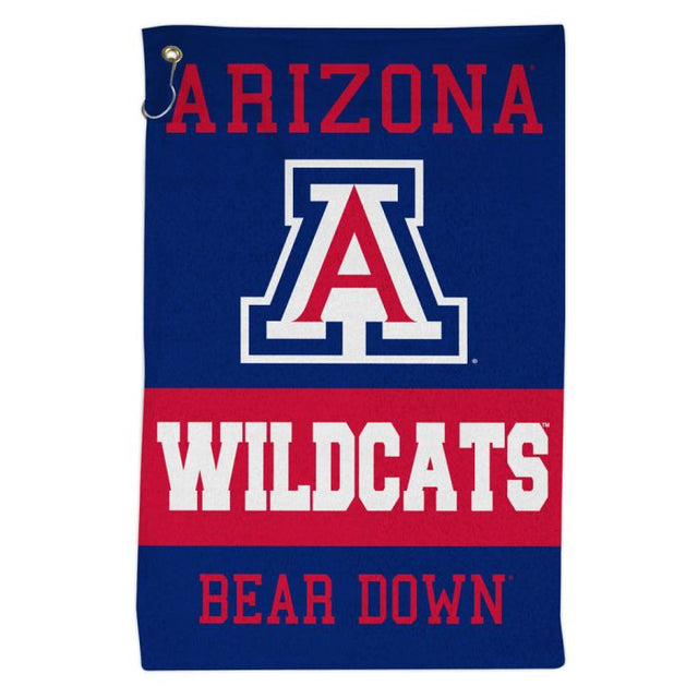 Toalla deportiva de 16 x 25 con el lema de los Arizona Wildcats
