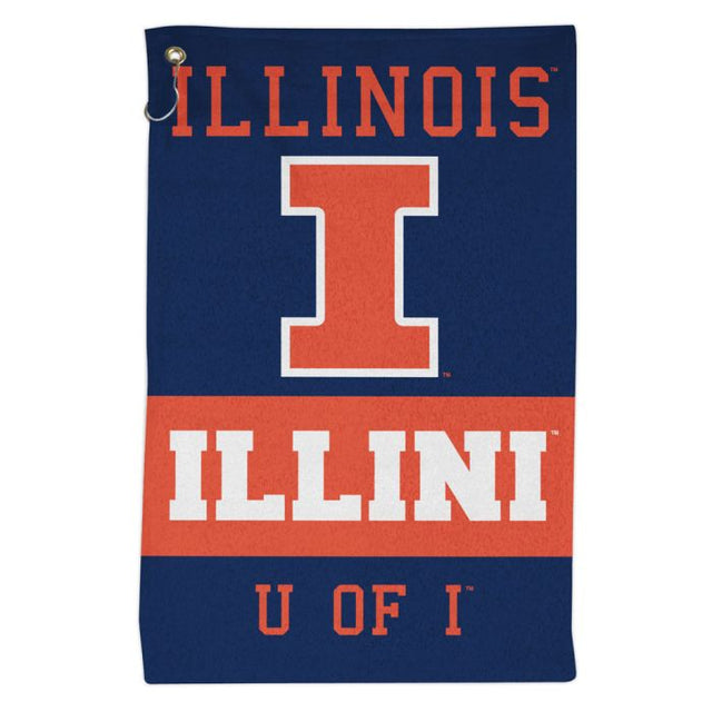 Toalla deportiva de 16 x 25 de Illinois Fighting Illini