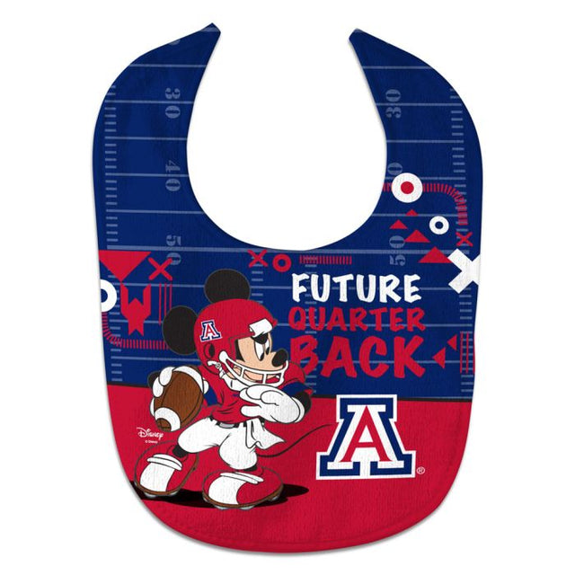 Babero para bebé All Pro de fútbol americano de Mickey Mouse de Arizona Wildcats