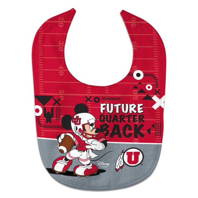 Utah Utes / Disney FOOTBALL MICKEY MOUSE All Pro Baby Bib