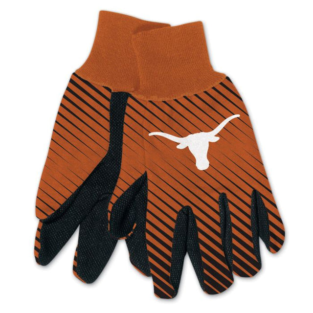 Guantes de dos tonos para adultos de Texas Longhorns