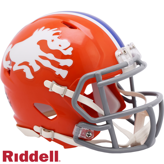 Réplica de casco de los Denver Broncos Riddell Mini Speed Style 1966 T/B