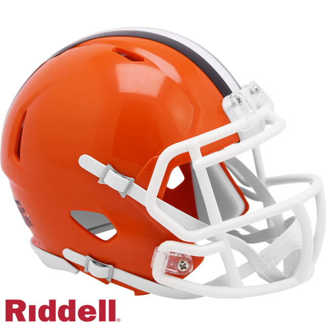 Réplica de casco de los Cleveland Browns Riddell Mini Speed Style 1975-2005 T/B