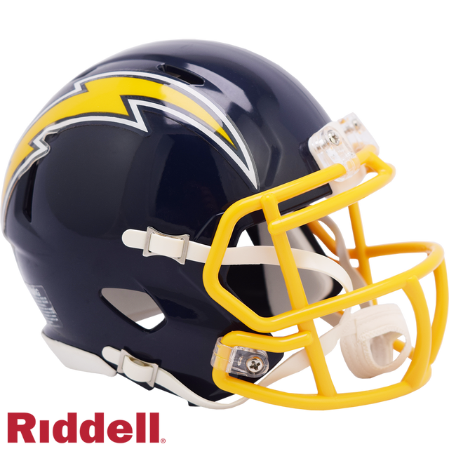 Casco Riddell de Los Angeles Chargers réplica Mini Speed Style 1974-1987 T/B