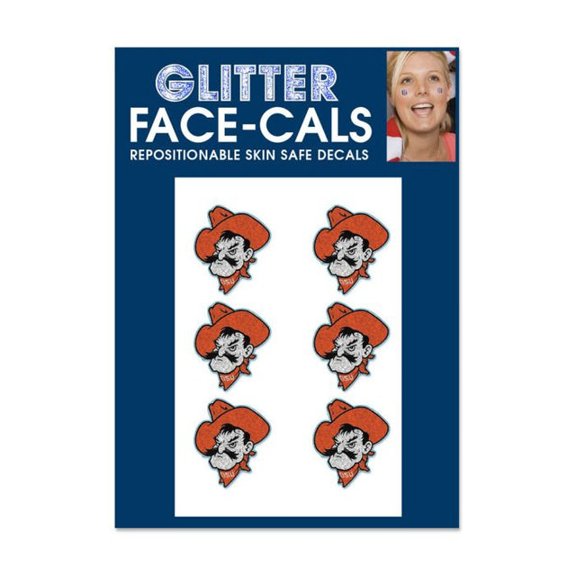 Oklahoma State Cowboys Glitter Tattoo 6 Pack